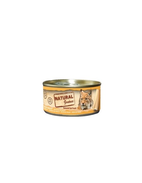 WFC Natural Greatness Pechuga de Pollo 70g - Alimento Natural y Proteico para Gatos