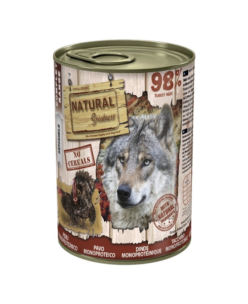 NGD Monoproteico Pavo 400g | Comida Natural para Perros con Alergias