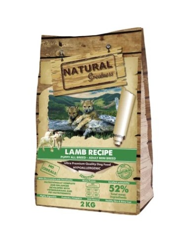 Pienso Hipoalergénico de Cordero para Perros Sensibles | Receta Sensitive NG 2KG Endanea