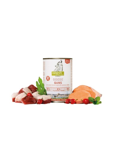 Lata Perro Ganso y Boniato 800g | Comida Natural y Nutritiva para Perros

