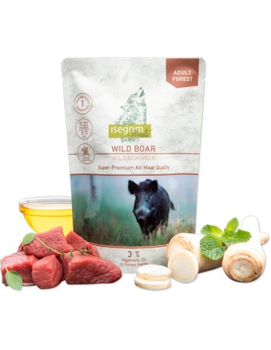 Sobre Perro Jabalí 410g | Alimento Húmedo Natural para Perros