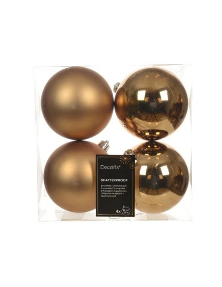 BOLA NAVIDAD BOX 4 MARRON