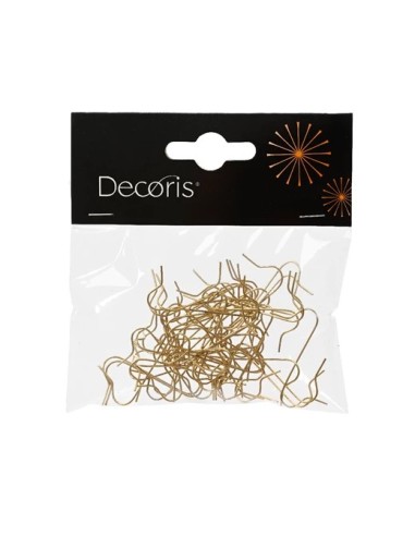  COLGADORES HIERRO ORO 3.5CM