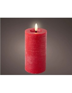 Vela Roja 15 cm Decorativa de Cera Alta Calidad para Hogar y Celebraciones