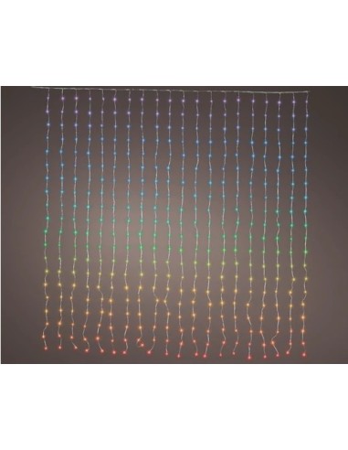 CORTINA   LED  190CM COLORES VARIOS