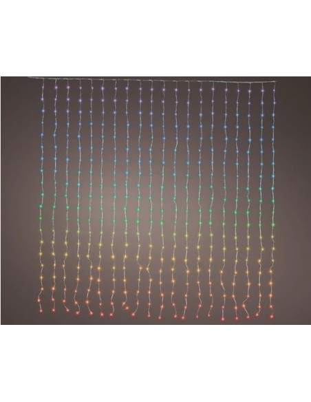 CORTINA   LED  190CM COLORES VARIOS