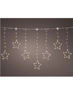 Cortina LED 60CM Plata Decorativa para Hogar y Eventos