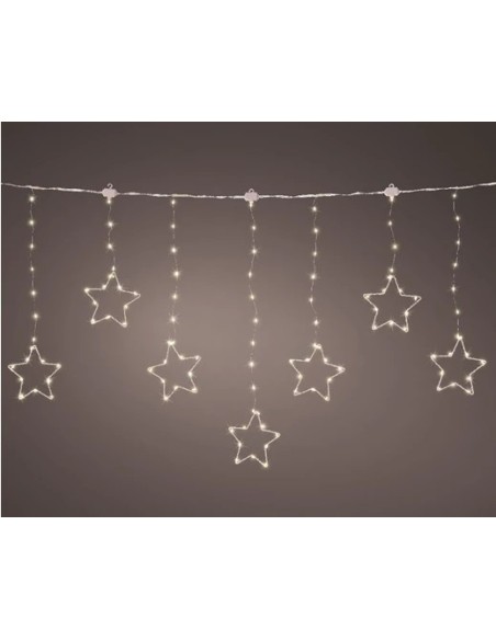 Cortina LED 60CM Plata Decorativa para Hogar y Eventos