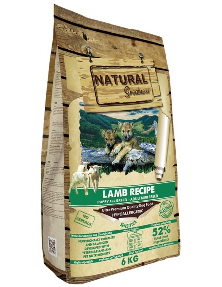 Pienso Cordero Hipoalergénico para Perros Mini | Starter Puppy & Adult 6KG Endanea