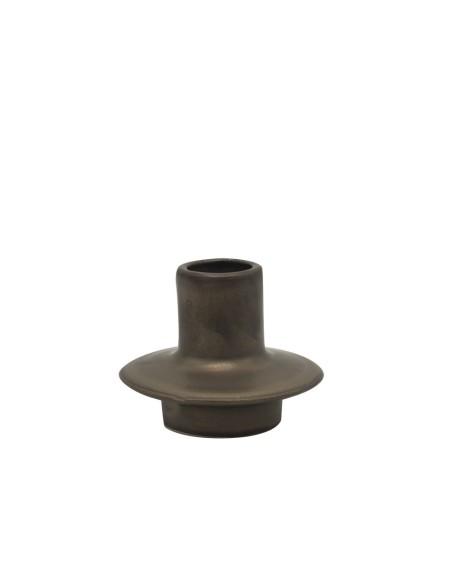 QUEMADOR SCENTCANDLE  HOLDER CHIQUE BRONZE 8X8X6,3CM