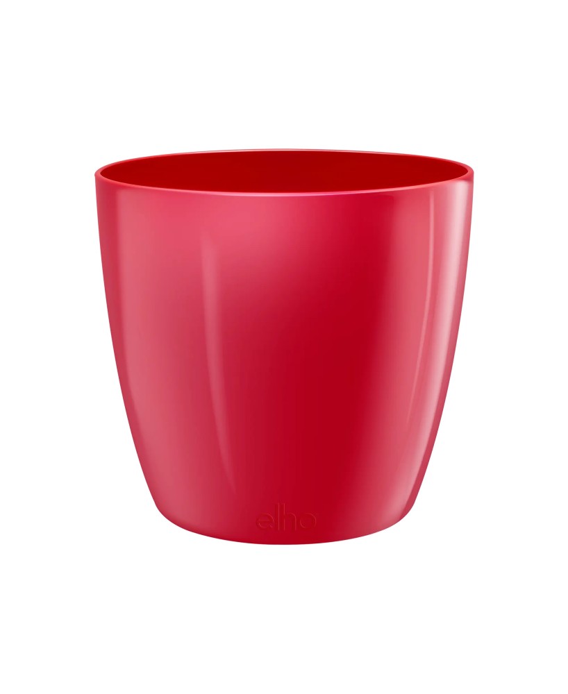 Maceta Brussels Diamante Redondo 14cm Rojo  Estilo y Funcionalidad para Plantas | Endanea Garden

