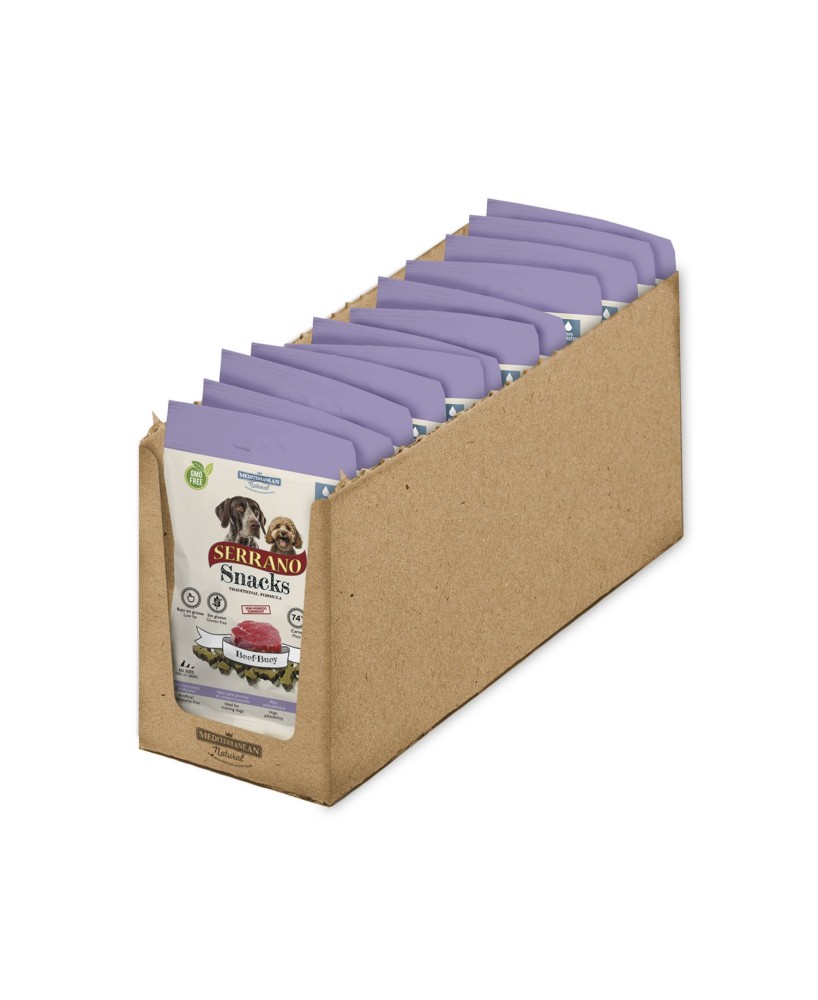 Snack de Buey para Perros 85g | Natural, Saludable y Bajo en Grasas