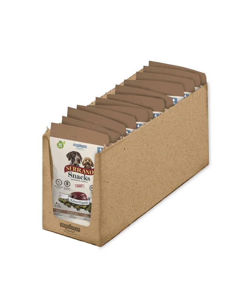 Snack Serrano Foie para Perros 85g | Natural, Saludable y Rico en Proteínas