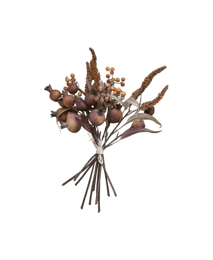 RAMO DE FLOR TERRACOTTA H43CM