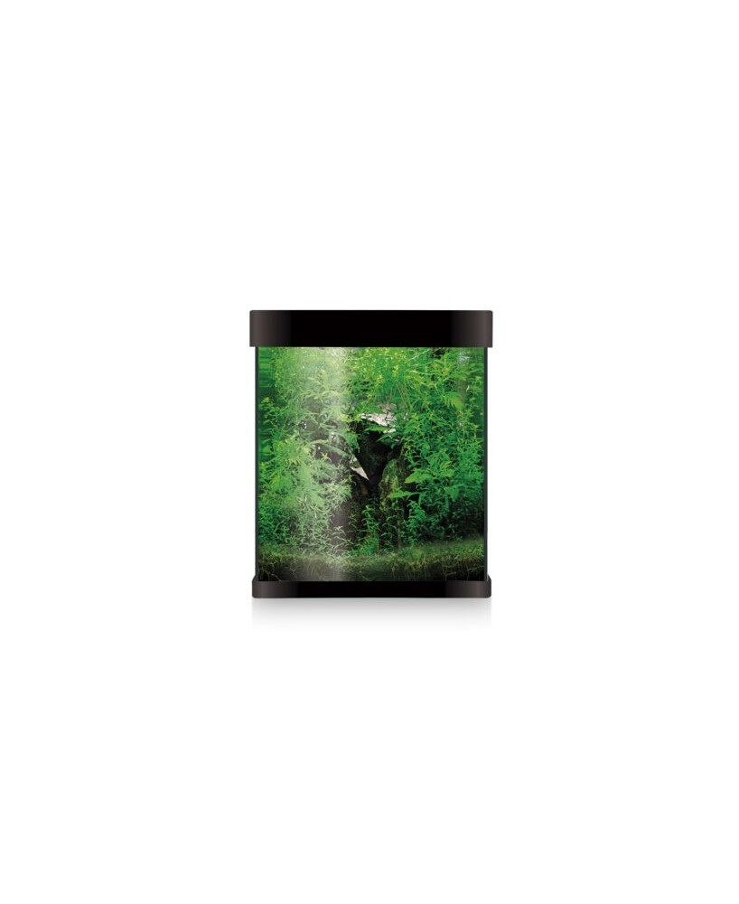 Kit Nano AquaLED 20L Negro - Acuario Compacto con Iluminación LED y Filtro | Endanea Garden