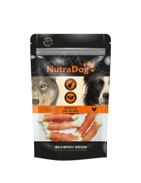 Huesito de Pollo con Calcio 100g para Perros | Snack Natural que Fortalece Huesos y Dientes  Endanea Mascotas