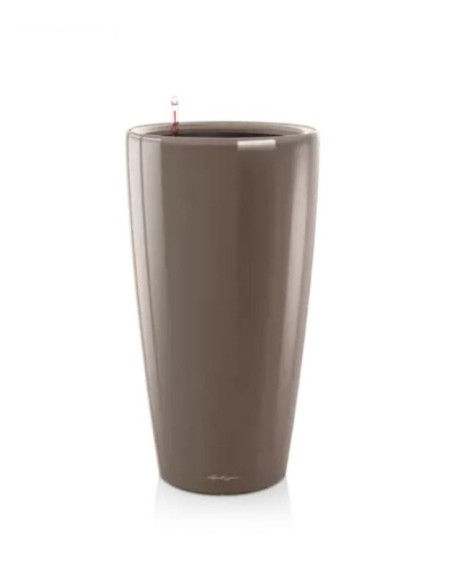 Maceta Rondo Premium 40 Topo Brillo  Diseño Elegante y Resistente | Endanea Garden

