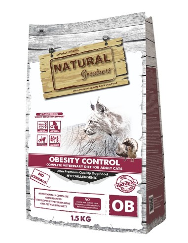 Vet Diet Obesity NG Cat 1.5kg - Alimento para gatos con sobrepeso y control de peso