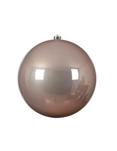 BOLA NAVIDEÑA 14CM ROSA
