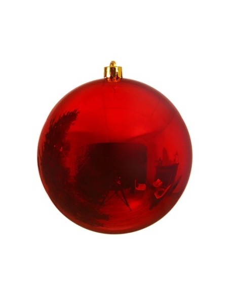Bola de Navidad Roja 20 cm decoración navideña elegante y duradera