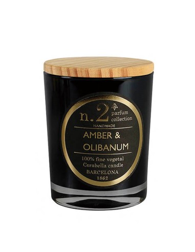 VELA VASO PERFUMADA N 2 AMBER & OLIBANUM 7.5X9CM
