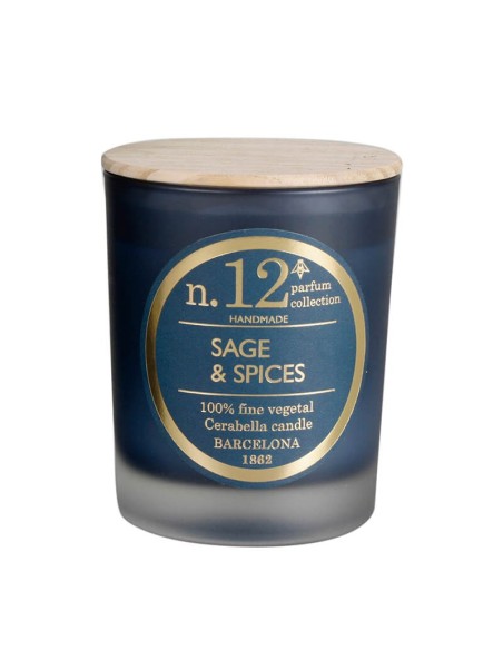 VELA VASO PERFUMADA N 12 SAGE & SPICES 7.5X9CM
