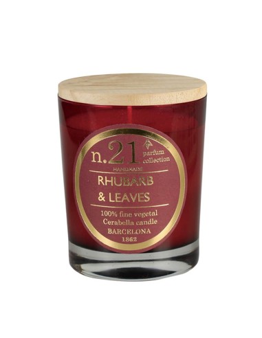 VELA VASO PERFUMADA N 21 RHUBARB & LEAVES 7.5X9CM