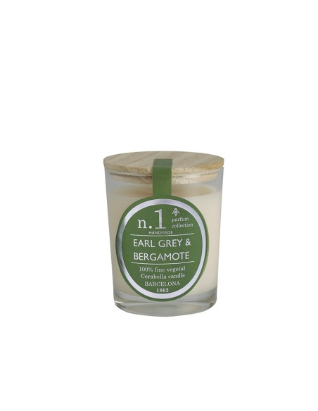 VELA VASO PEQUEÑO PERFUMADA N 1 EARL GREY 5.6X7.5 CM