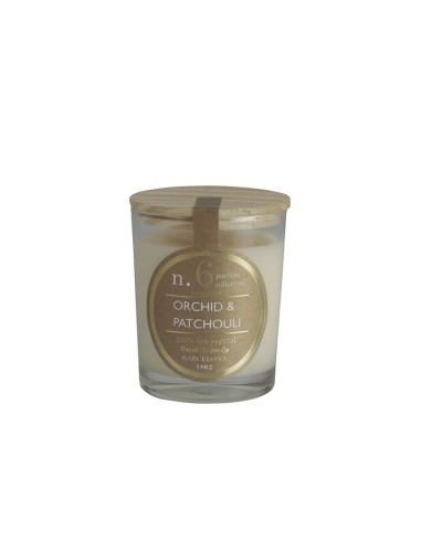 VELA VASO PQUEÑO PERFUMADA N 6 ORCHID & PATCHOULI 5.6X7.5CM