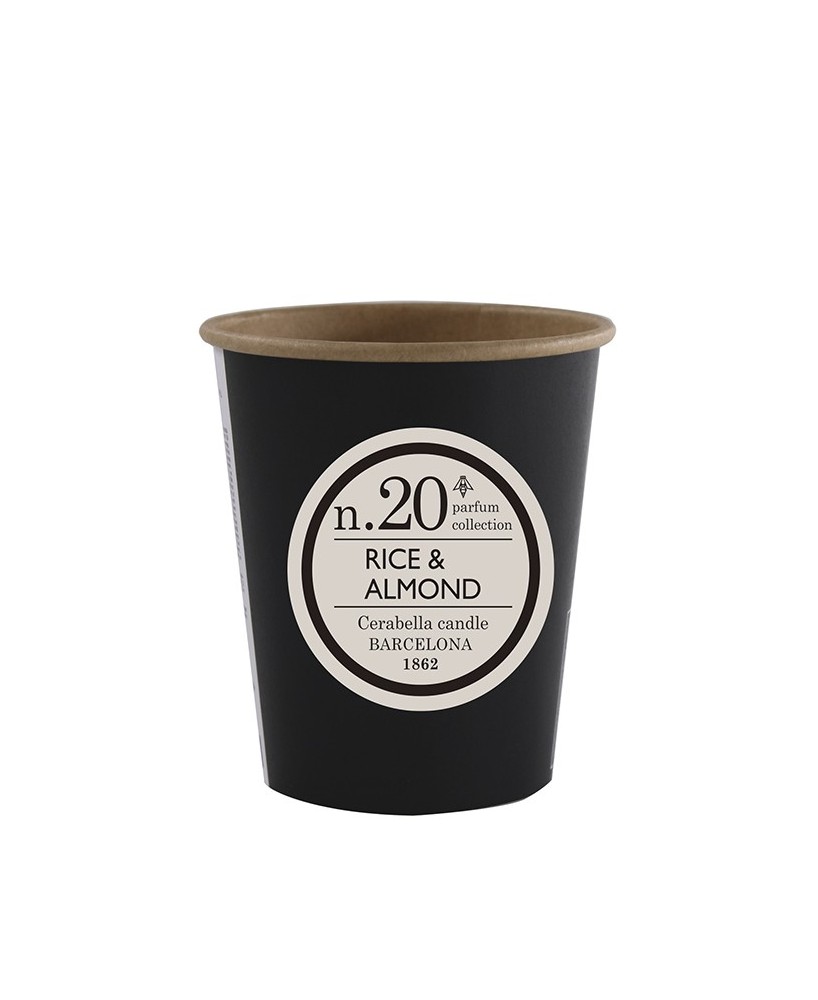 RECAMBIO VELA VASO PERFUMADA N 20 RICE & ALMOND 8X9.3CM