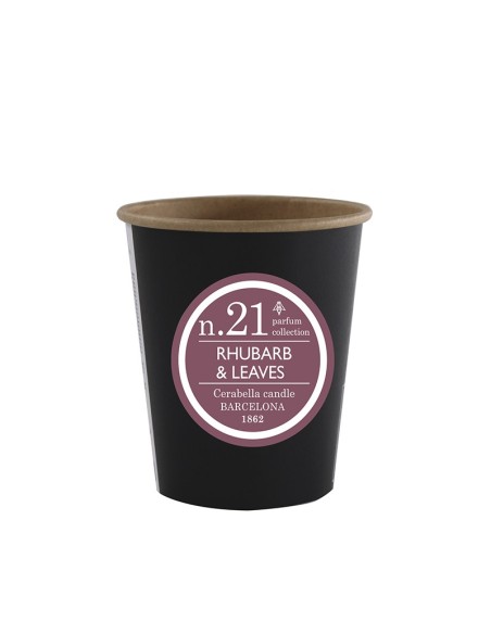 RECAMBIO VELA VASO PERFUMADA N 21 RHUBARB & LEAVES 8X9.3CM