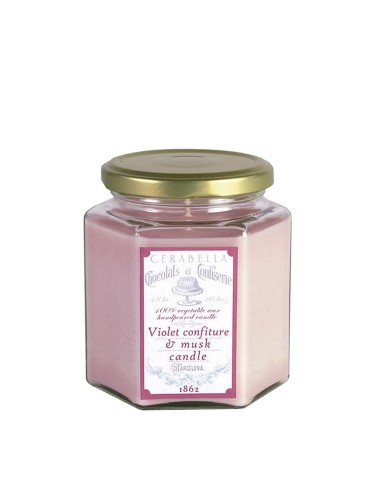 VELA TARRO PERFUMADA VIOLET CONFITURE & MUSK 8X10CM