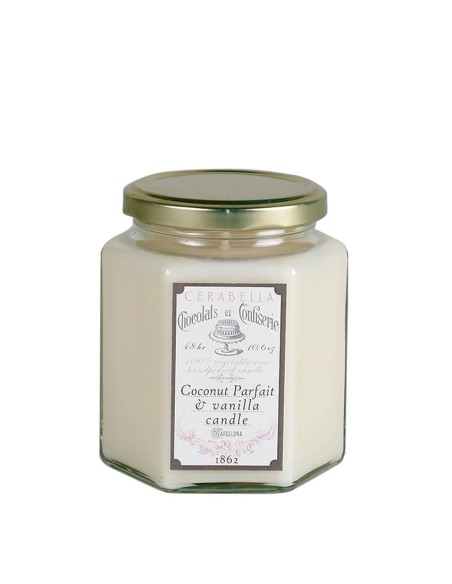 VELA TARRO PERFUMADA COCONUT PARGAIT 8X10CM