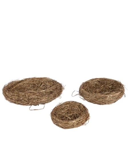 NIDO DE HIERBA NATURAL 3UD