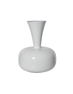 JARRON ALTO ESMALTE BRILLANTE BLANCO 17X23CM