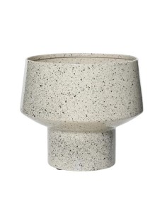 MACETA HIERRO IVORY 18X16CM