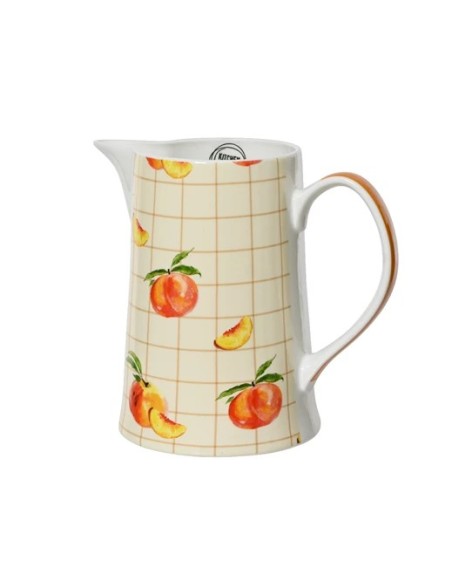 JARRON PORCELANA MELOCOTONES 10.2X18CM