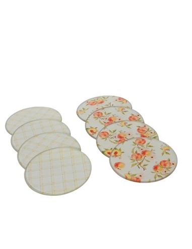 POSAVASOS VIDRIO 10X10X0.4CM