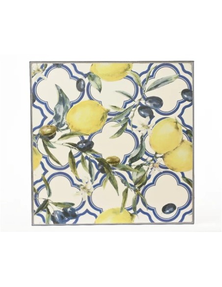 MESA BISTRO SORRENTO AZUL 58X58X76CM