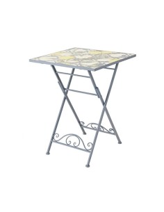 MESA BISTRO SORRENTO AZUL 58X58X76CM