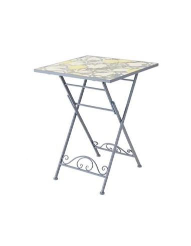 MESA BISTRO SORRENTO AZUL 58X58X76CM