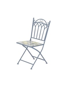 SILLA BISTRO SORRENTO AZUL 38X50X89CM