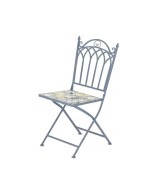 SILLA BISTRO SORRENTO AZUL 38X50X89CM