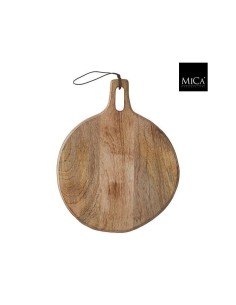 TABLA DE CORTAR REDONDA 35X28X1CM  MARRON