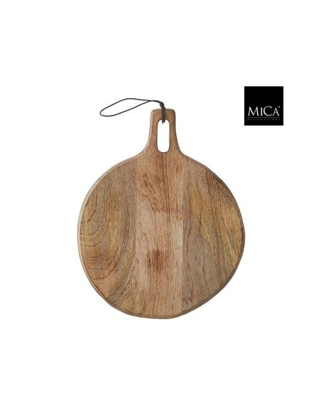 TABLA DE CORTAR REDONDA 35X28X1CM  MARRON