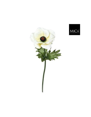 ANEMONA ARTIFICIAL 40CM  CREMA