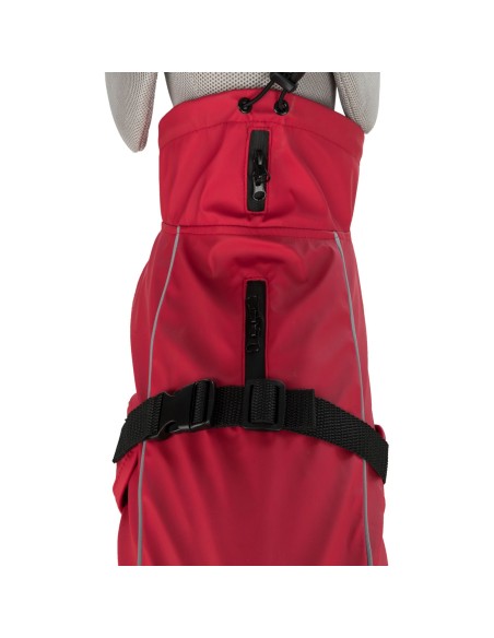 Impermeable VIMY XS Rojo para Perros Pequeños y Medianos Abrigo Resistente al Agua