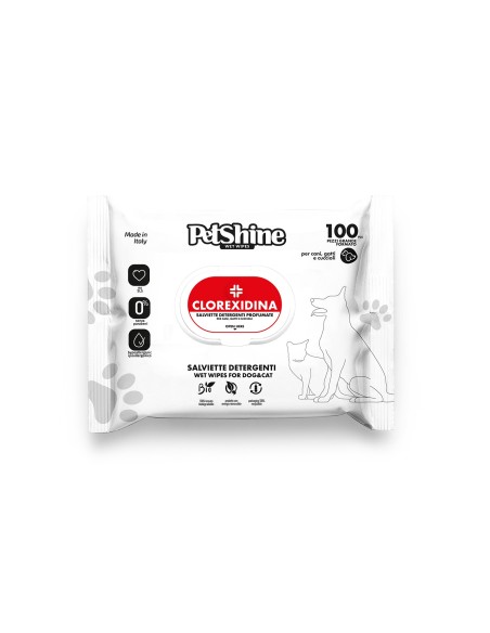 Toallitas Higienicas con Clorexidina para Perros y Gatos 100gr
