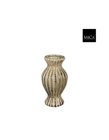 FLORERO PIPPA  25X13CM VERDE