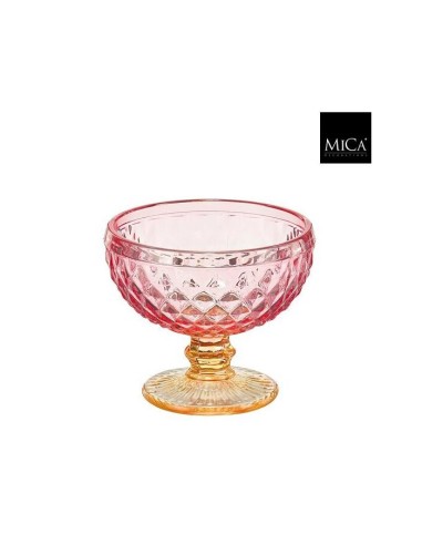 COPA DE HIELOS IMCA CRISTAL ROSA 10.5X12XCM